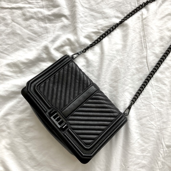Rebecca Minkoff Bags Rebecca Minkoff Chevron Quilted Jumbo Love Crossbody Poshmark